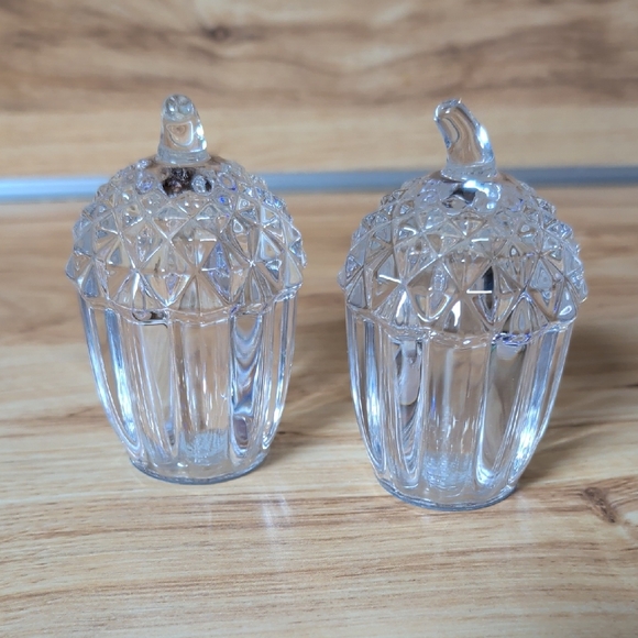 Godinger Other - Godinger Shannon Crystal Acorn Salt And Pepper Shakers